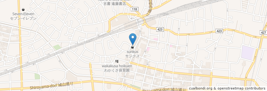 Mapa de ubicacion de 常笑家族 en اليابان, 東京都, 世田谷区.