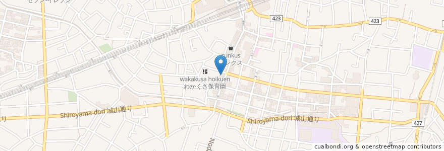 Mapa de ubicacion de じとっこ組合 en Giappone, Tokyo, 世田谷区.
