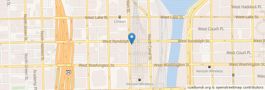 Mapa de ubicacion de The French Lunchbox en Verenigde Staten, Illinois, Chicago.