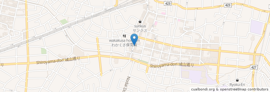 Mapa de ubicacion de THE FARM en Japonya, 東京都, 世田谷区.