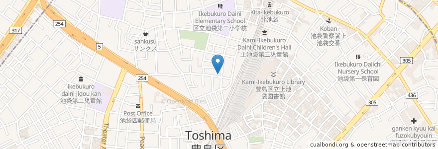 Mapa de ubicacion de 日興自動車 en Япония, Токио, Тосима.