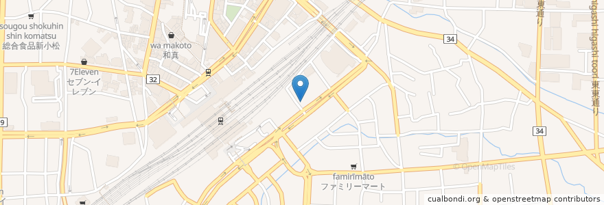 Mapa de ubicacion de 大原スポーツ公務員専門学校 en 日本, 长野县, 長野市.
