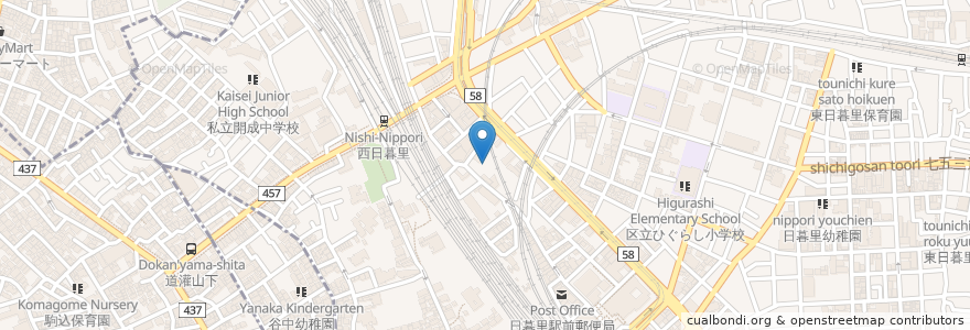 Mapa de ubicacion de ホテル・ピースワン en ژاپن, 東京都.