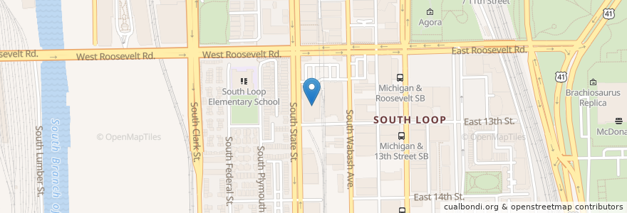Mapa de ubicacion de Kai Sushi en Stati Uniti D'America, Illinois, Chicago.