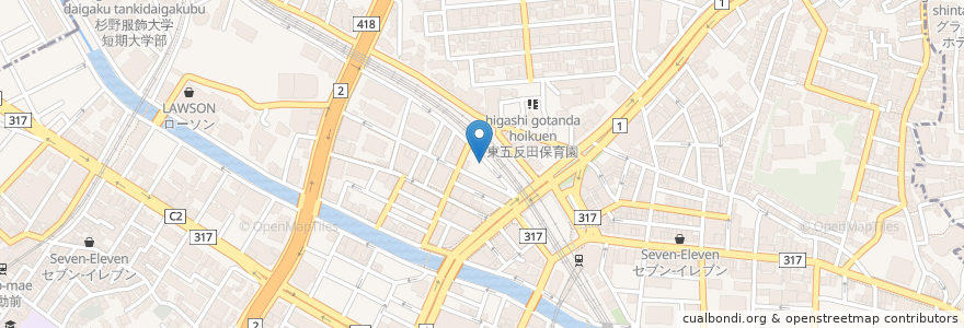 Mapa de ubicacion de ホテル・ピース en Japón, Tokio, Shinagawa.