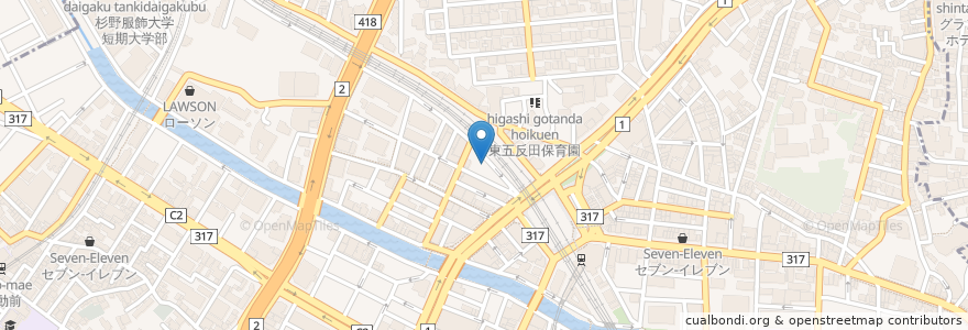Mapa de ubicacion de ホテル・ミント en ژاپن, 東京都, 品川区.