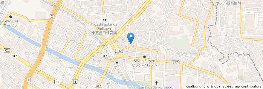 Mapa de ubicacion de ホテル・ビックス en Japonya, 東京都, 品川区.