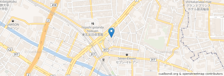 Mapa de ubicacion de ホテル・マーブル en Jepun, 東京都, 品川区.