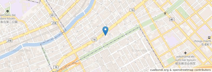 Mapa de ubicacion de 守茂 本店 en 일본, 가나가와현, 요코하마시, 中区.