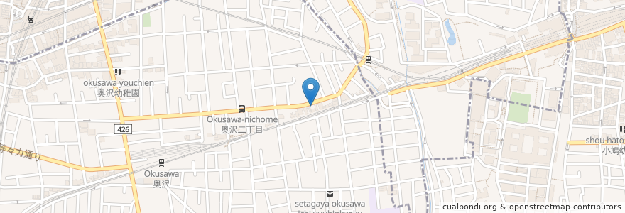 Mapa de ubicacion de 高橋歯科 en Jepun, 東京都, 目黒区.