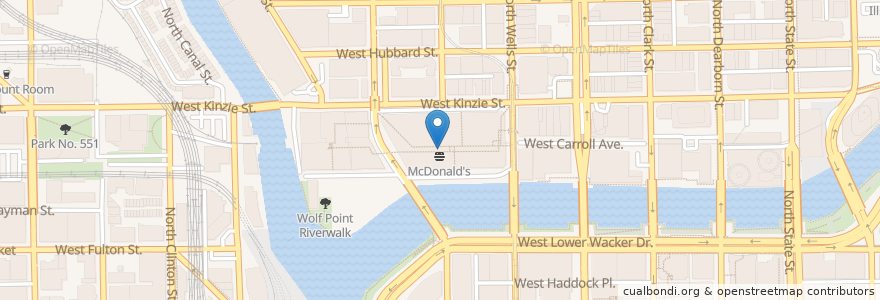 Mapa de ubicacion de Metropolis Cafe en Amerika Birleşik Devletleri, Illinois, Chicago.