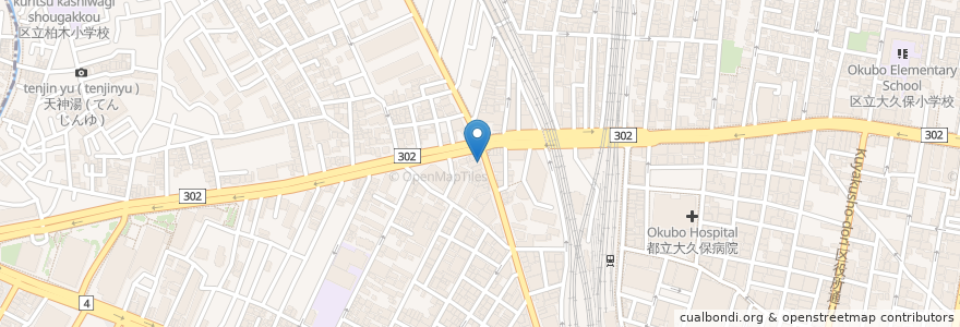 Mapa de ubicacion de 鷹丸鮮魚店 en 日本, 東京都, 新宿区.