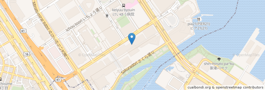 Mapa de ubicacion de 陳麻婆豆腐 クイーンズスクエア店 en Japón, Prefectura De Kanagawa, Yokohama, Barrio Nishi.