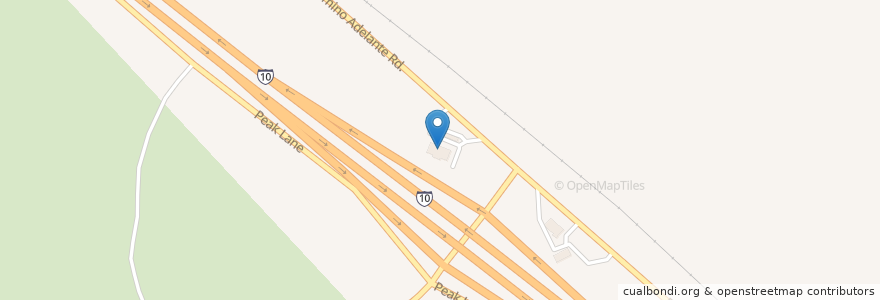 Mapa de ubicacion de Subway en United States, Arizona, Pinal County.