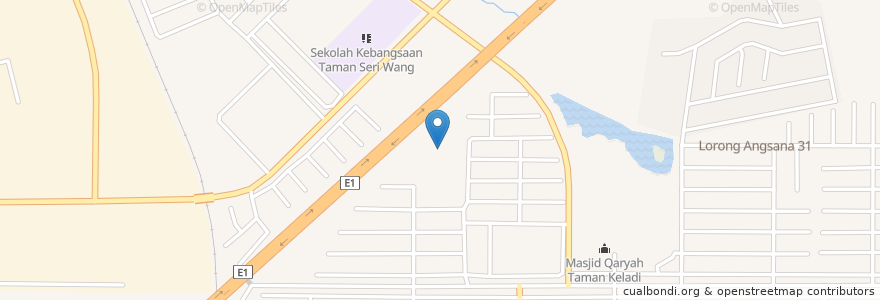 Mapa de ubicacion de Kuil Sri Bala Vinayagar Alayam en 말레이시아, 크다, Kuala Muda.