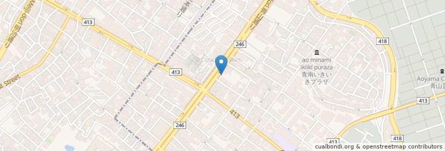 Mapa de ubicacion de Udon Noodles en Japan, Tokyo, Shibuya.
