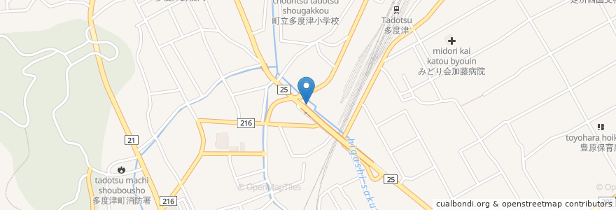 Mapa de ubicacion de 桜川集会所 en 일본, 가가와현, 仲多度郡, 多度津町.