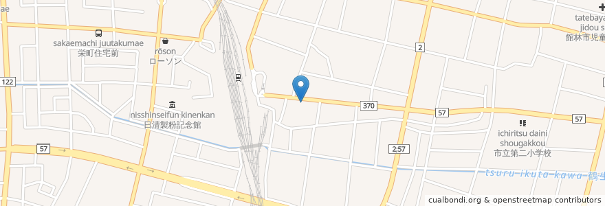 Mapa de ubicacion de とりそめ en Япония, Гумма, 館林市.