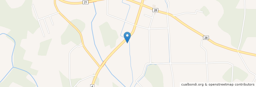 Mapa de ubicacion de ジンギスカン憩 en 日本, 栃木県, 那須郡, 那須町.