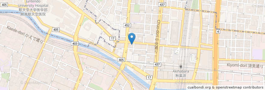 Mapa de ubicacion de ドットスウィート en Japón, Tokio, Chiyoda.