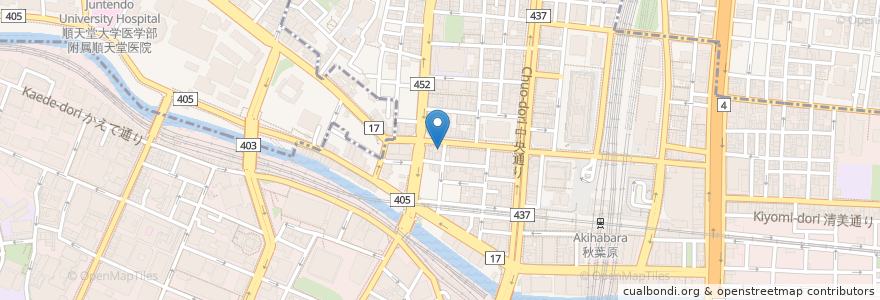 Mapa de ubicacion de BLUE EGG en Japon, Tokyo, 千代田区.
