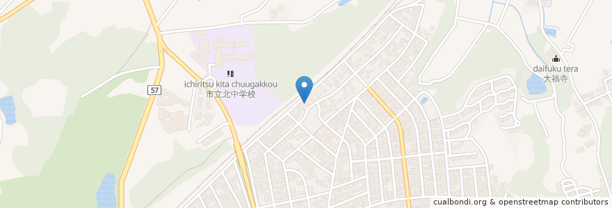 Mapa de ubicacion de 今村歯科医院 en 日本, 三重県, 名張市.