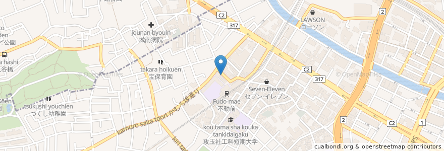 Mapa de ubicacion de らあめん花月 不動前店 en 日本, 東京都, 品川区.