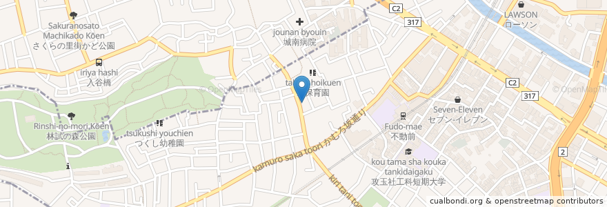 Mapa de ubicacion de サムデイ不動前 en Japan, 東京都, 品川区.