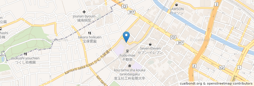 Mapa de ubicacion de すき家 不動前駅西店 en Giappone, Tokyo, 品川区.