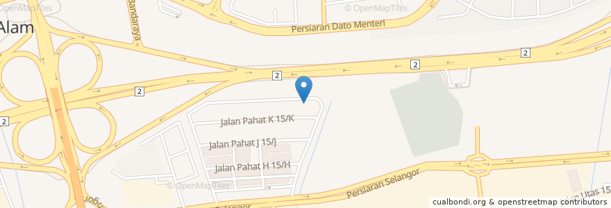 Mapa de ubicacion de id Cafe en Малайзия, Селангор, Shah Alam.