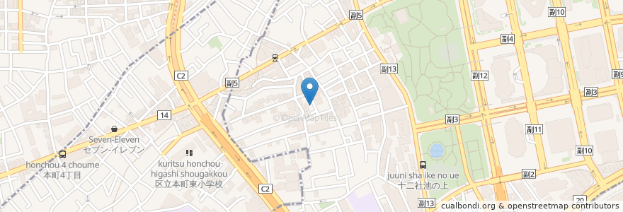 Mapa de ubicacion de ベリーズ大使館 en Giappone, Tokyo, Shibuya.