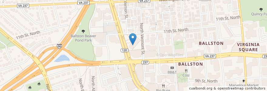 Mapa de ubicacion de LabCorp en 美利坚合众国/美利堅合眾國, 弗吉尼亚州 / 維吉尼亞州 / 維珍尼亞州, Arlington County, Arlington.