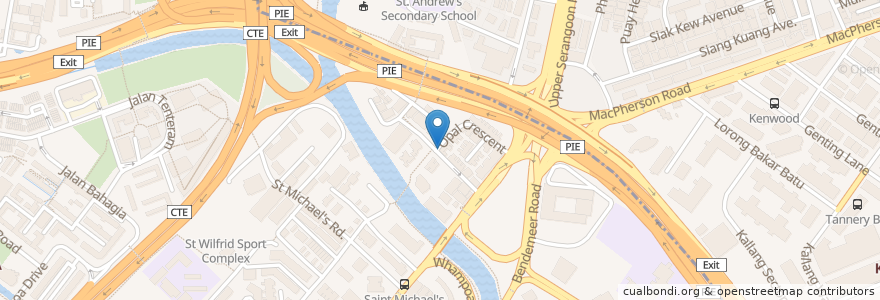 Mapa de ubicacion de Moonstone Seafood en シンガポール, Central.
