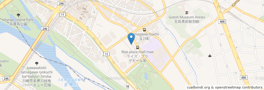 Mapa de ubicacion de Allo en Japan, Tokyo, Setagaya.