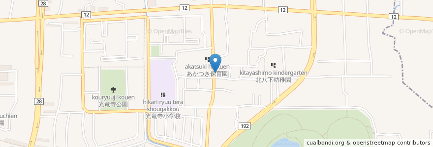 Mapa de ubicacion de 瓦谷クリニック en 日本, 大阪府, 堺市, 北区.