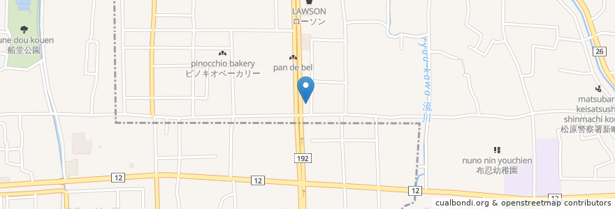 Mapa de ubicacion de 海鮮れすとらん 魚輝水産 天美店 en Japonya, 大阪府, 松原市.