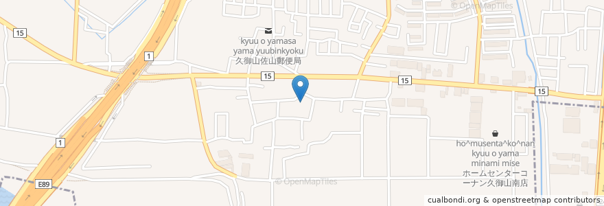 Mapa de ubicacion de 大光寺 en 일본, 교토부, 久世郡, 久御山町.