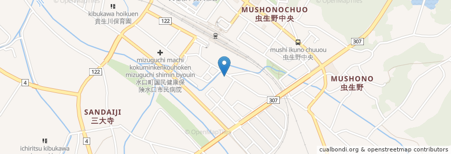 Mapa de ubicacion de サカイ薬局 en 日本, 滋賀県, 甲賀市.