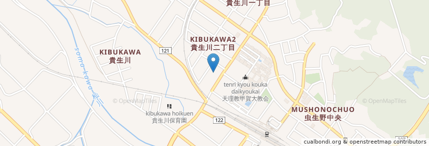 Mapa de ubicacion de ウエルシア 甲賀水口貴生川店 en Japón, Prefectura De Shiga, 甲賀市.