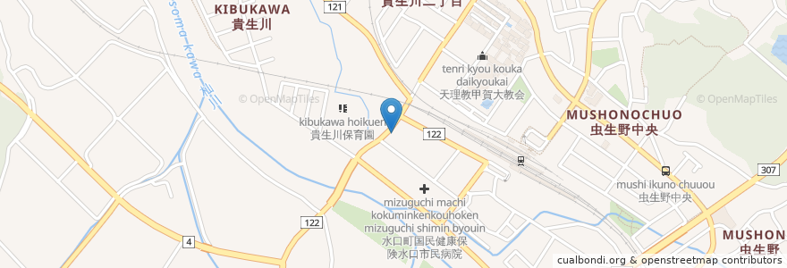 Mapa de ubicacion de ドラッグきぶかわ en Japan, Präfektur Shiga, 甲賀市.