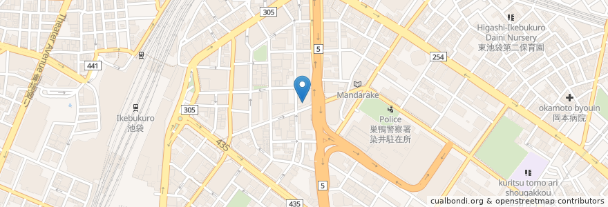 Mapa de ubicacion de Kura Zushi Sunshine 60 Dori en 일본, 도쿄도, 豊島区.