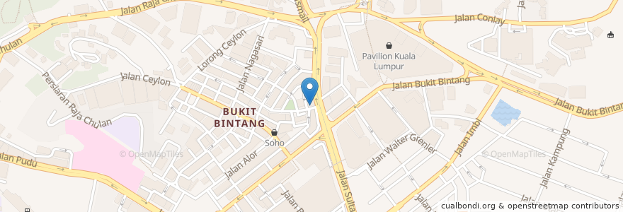Mapa de ubicacion de Halab Gate Shawarma en Malaisie, Selangor, Kuala Lumpur.