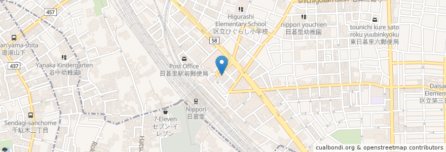 Mapa de ubicacion de そば処 太宝家 en اليابان, 東京都, 台東区.