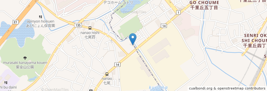 Mapa de ubicacion de びっくりドンキー en Jepun, 大阪府, 摂津市.