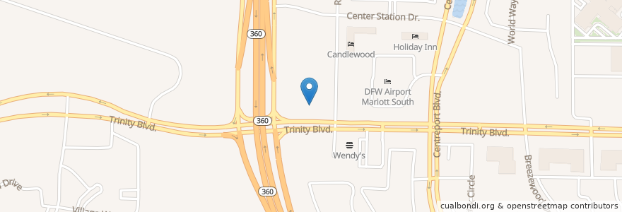 Mapa de ubicacion de Jersey Mike's Subs en Amerika Birleşik Devletleri, Teksas, Tarrant County, Fort Worth.