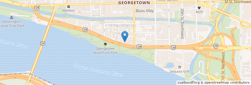Mapa de ubicacion de Waterfront Center en États-Unis D'Amérique, Washington, Washington.