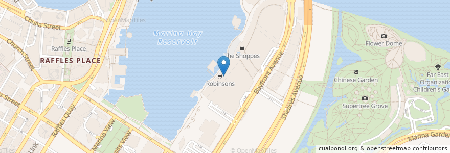 Mapa de ubicacion de Yardbird en 新加坡, 中区.