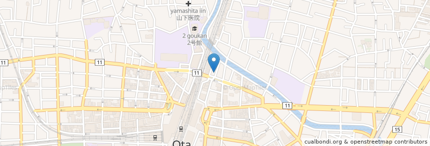 Mapa de ubicacion de らーめん飛粋 en Japão, Tóquio, 大田区.