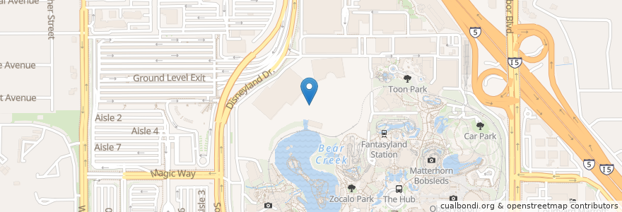 Mapa de ubicacion de Ronto Roasters en 미국, 캘리포니아주, Orange County, 애너하임.