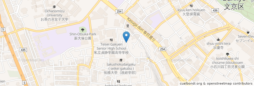 Mapa de ubicacion de Yumi pub and snack en 일본, 도쿄도, 분쿄구.